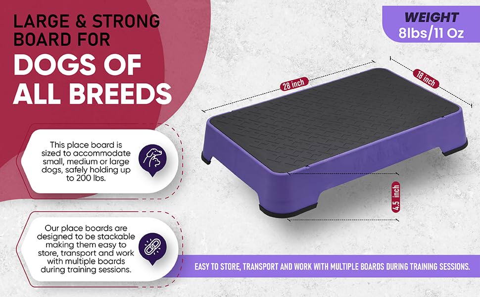 HUNTMARK base-antideslizante para entrenamiento canino en exterior.