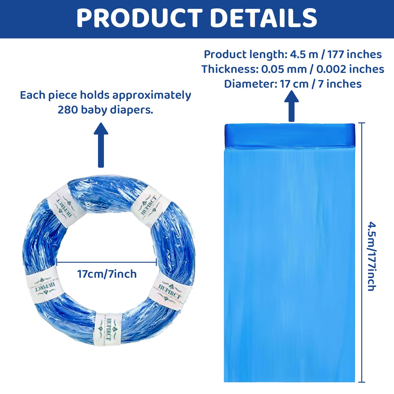 HUPIRCT 12-pack bolsas de recambio para panales y arena, stock duradero