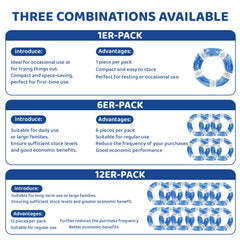 HUPIRCT 6-pack bolsas de recambio para panales y arena, ahorro práctico