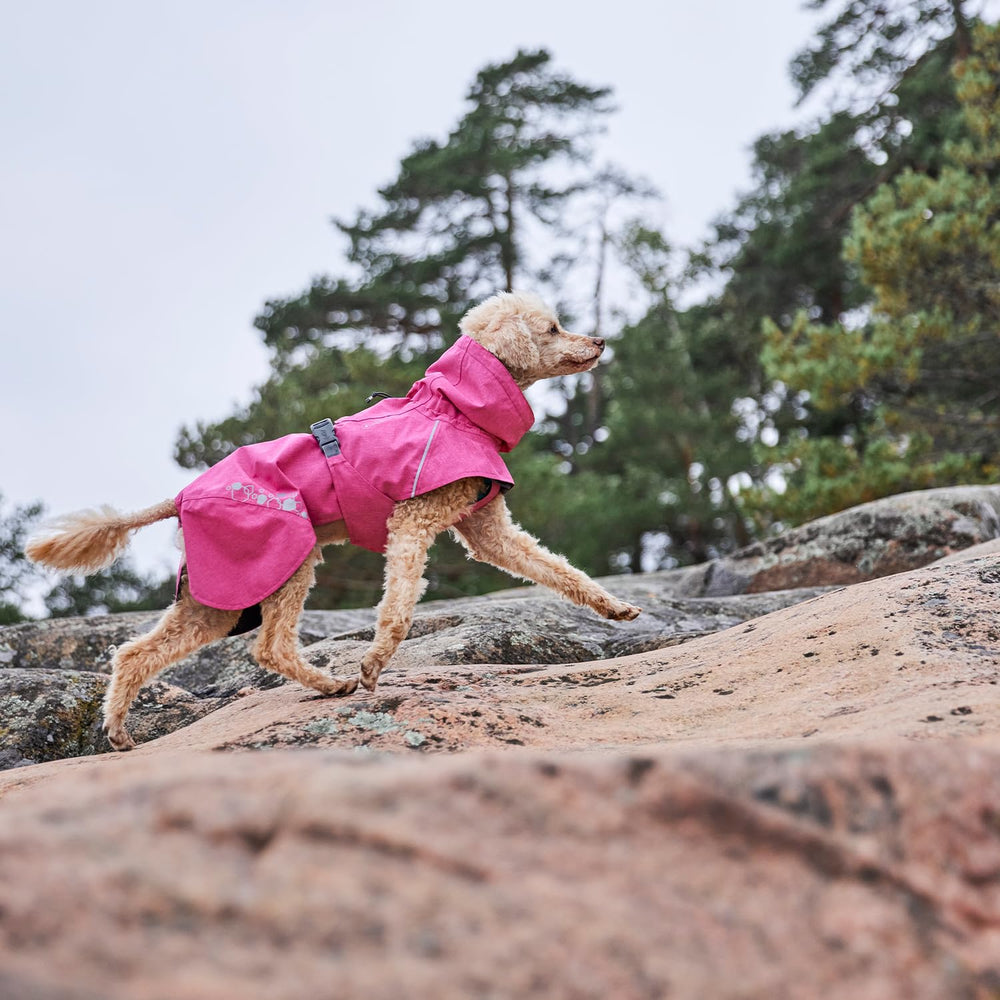 Hurtta Monsoon Coat Eco collar impermeable mantiene la lluvia fuera del cuello
