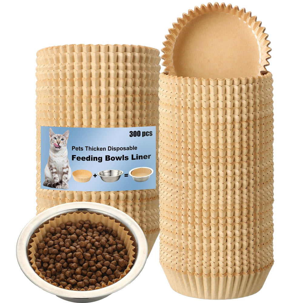 Hushee: forro desechable para tazón de mascotas, mantiene la comida limpia.