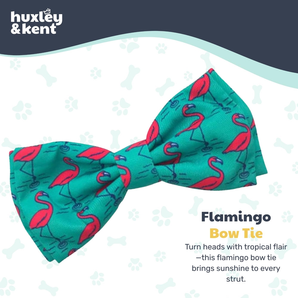 Corbatín flamenco ajustable de Huxley & Kent, se adapta a diferentes collares.