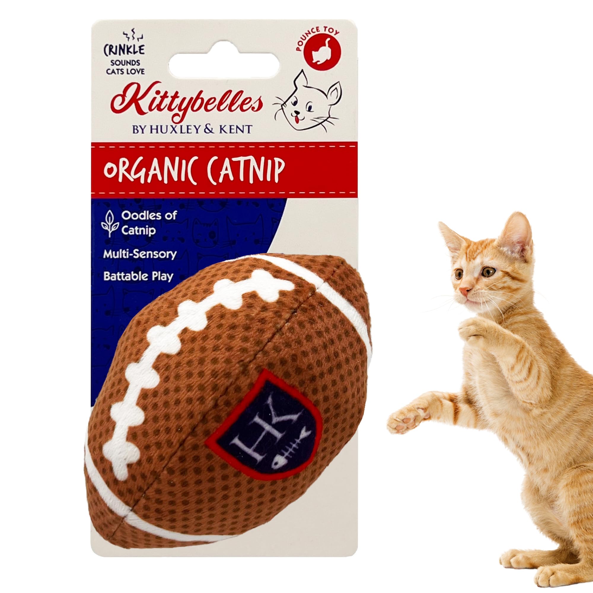 Juguete plush de Huxley y Kent con fútbol HK para juego activo en casa
