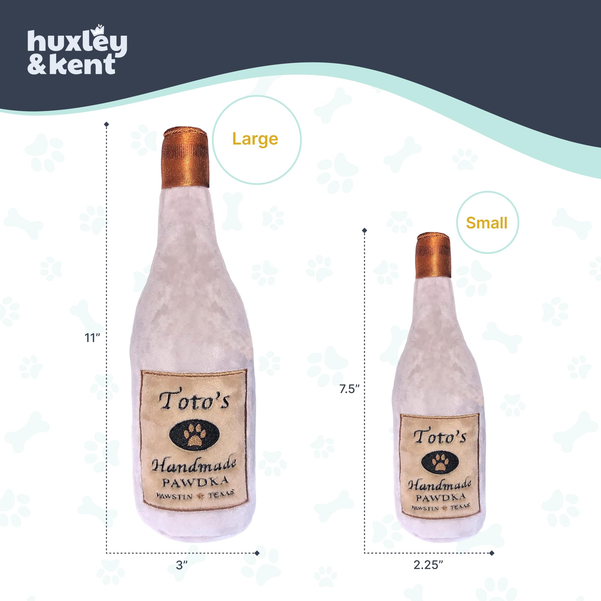 Huxley & Kent Juguete peluche con sonido crujiente para estimulación