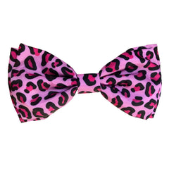 Lazo Huxley Kent rosa leopardo para mascotas, cómodo y seguro en el collar