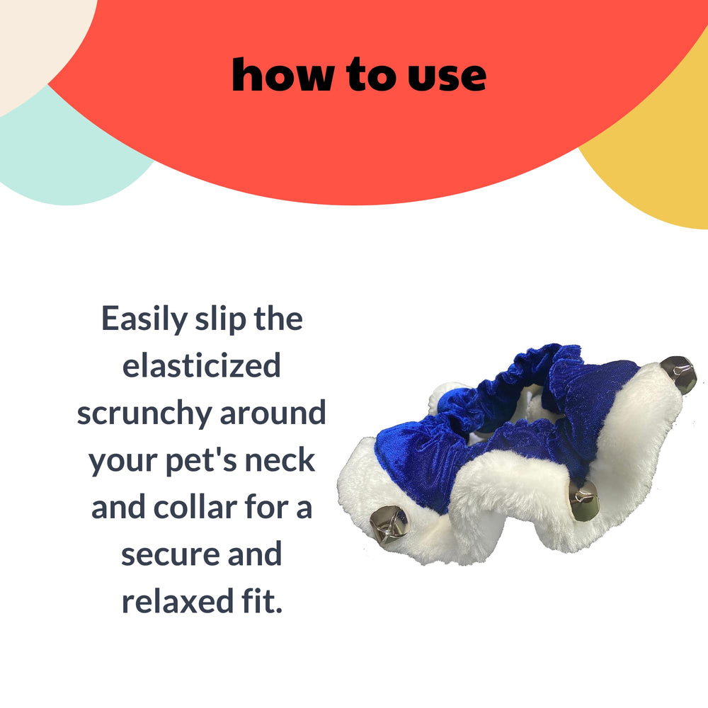 Ruff Scrunchy Huxley & Kent diseno Santa, ambiente navideño sin incomodar.