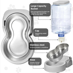 HWONMTE dispensador de agua con válvula espiral, sin goteos