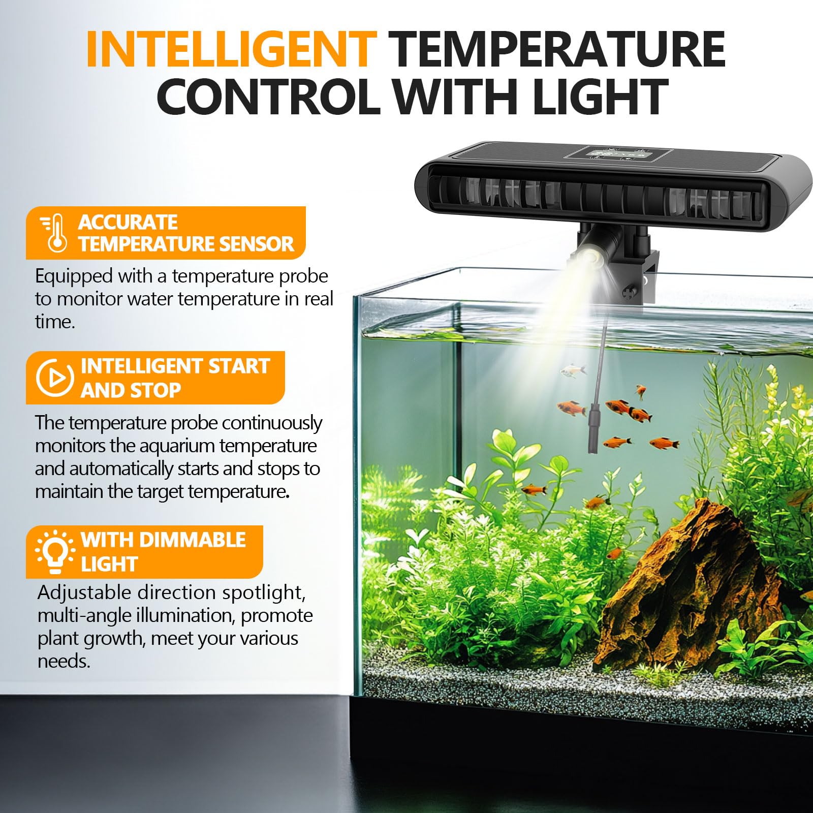 Hygger acuario-abrazadera-para-pared-1-pulgada: instalación rápida y segura en bordes del acuario.