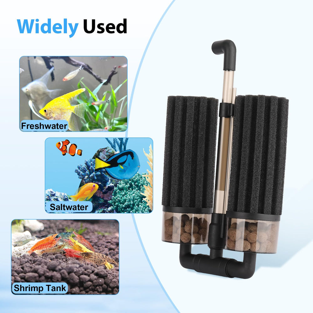 Apto para camarones, peces tropicales y peces dorados