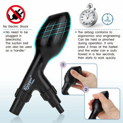 Hygger aspiradora de grava para acuario con manguera extensible para cambios de agua sencillos.
