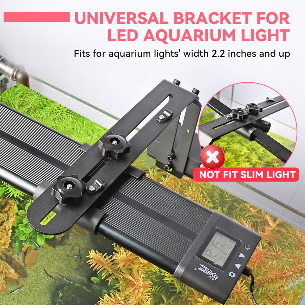 hygger base de aluminio ultra-ancha, estabilidad para acuarios grandes