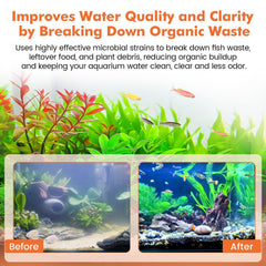 Hygger Bioaclarificador mejora claridad del agua en acuario de agua dulce