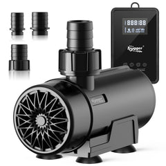 Bomba hygger 15W-100W con controlador, ideal para circulación constante en acuario.