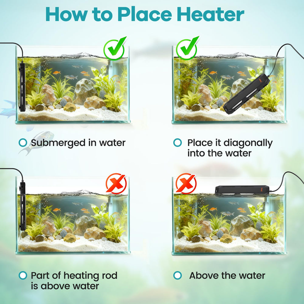 Lectura de temperatura con precisión con Hygger para un acuario estable.