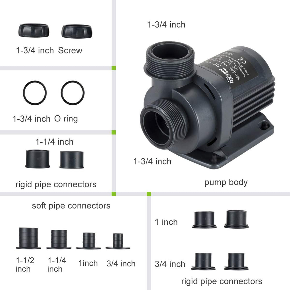 Hygger ceramic shaft ensures long life in fresh and saltwater