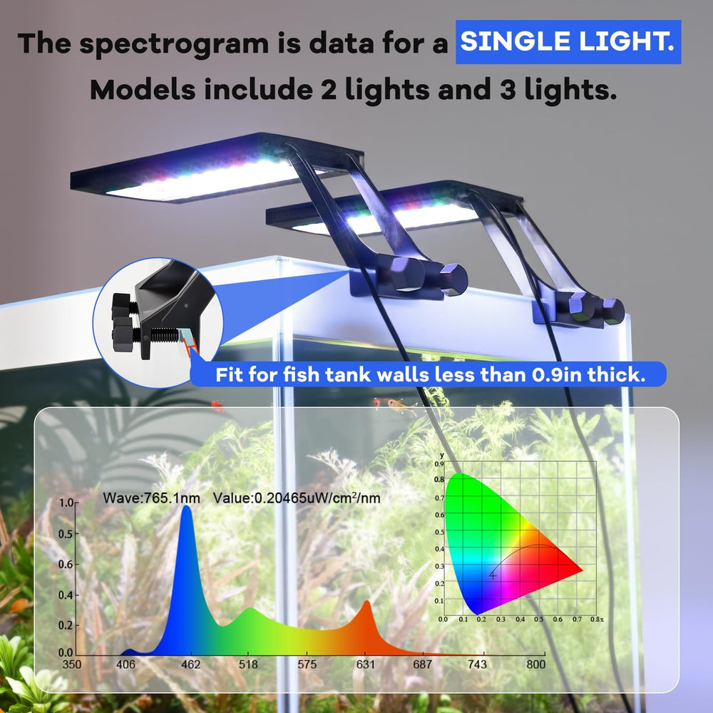 Diseño clip Hygger para acuario instalación rápida