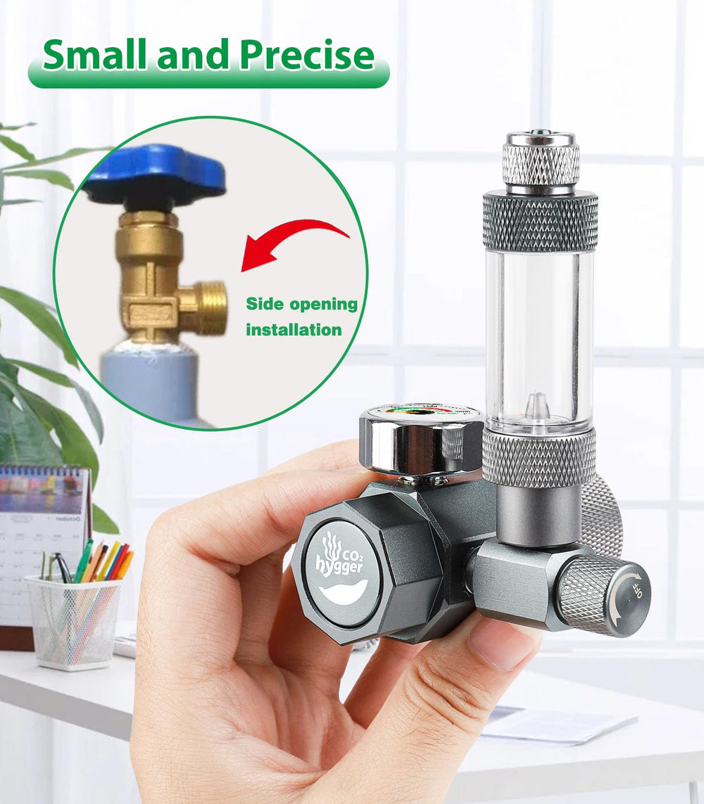 Contador de burbujas Hygger CO2 integrado para monitorizar flujo con precisión