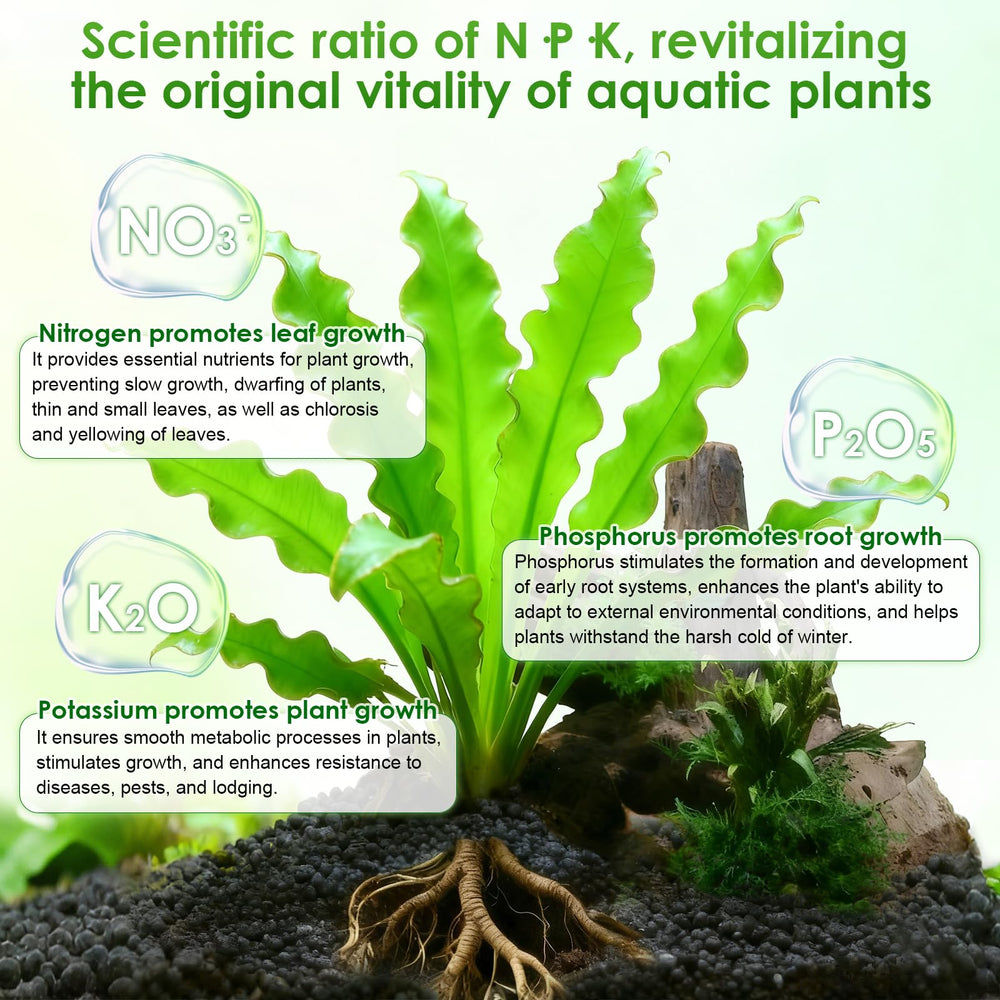 Hygger CO2 HC034 macro nutrients para raíces y hojas sanas