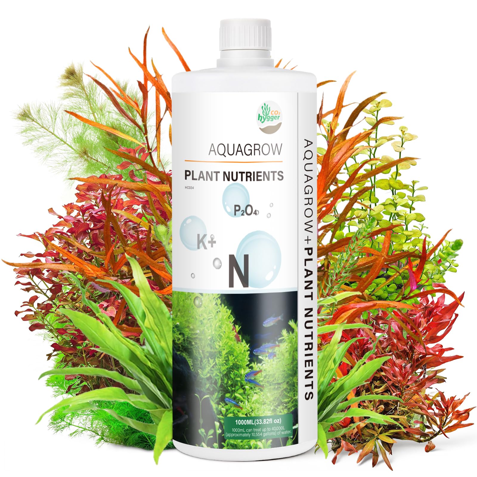 Hygger CO2 HC034 presentaciones en 150/500/1000 ml para elegir