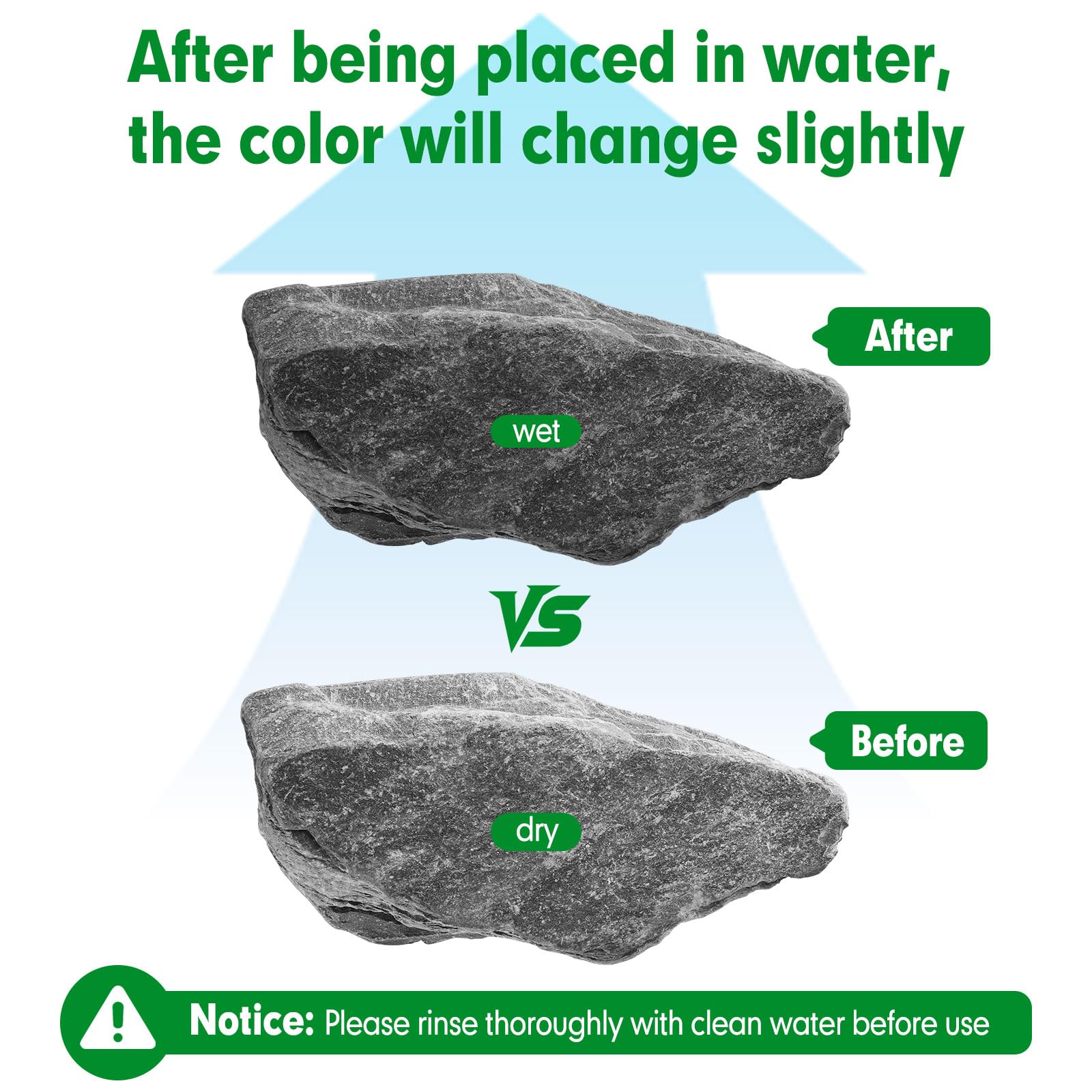 Hygger CO2: Conjunto de rocas para cuevas y acantilados en acuarios.