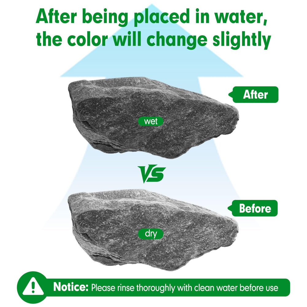 Hygger CO2: Conjunto de rocas para cuevas y acantilados en acuarios.