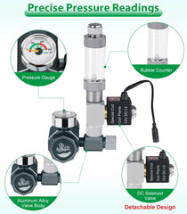 Conexión CGA320 compatible para tanques de CO2 y atomizadores
