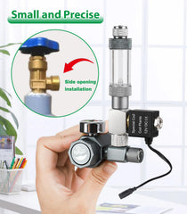 Sello superior del Hygger CO2 para evitar fugas y mayor fiabilidad