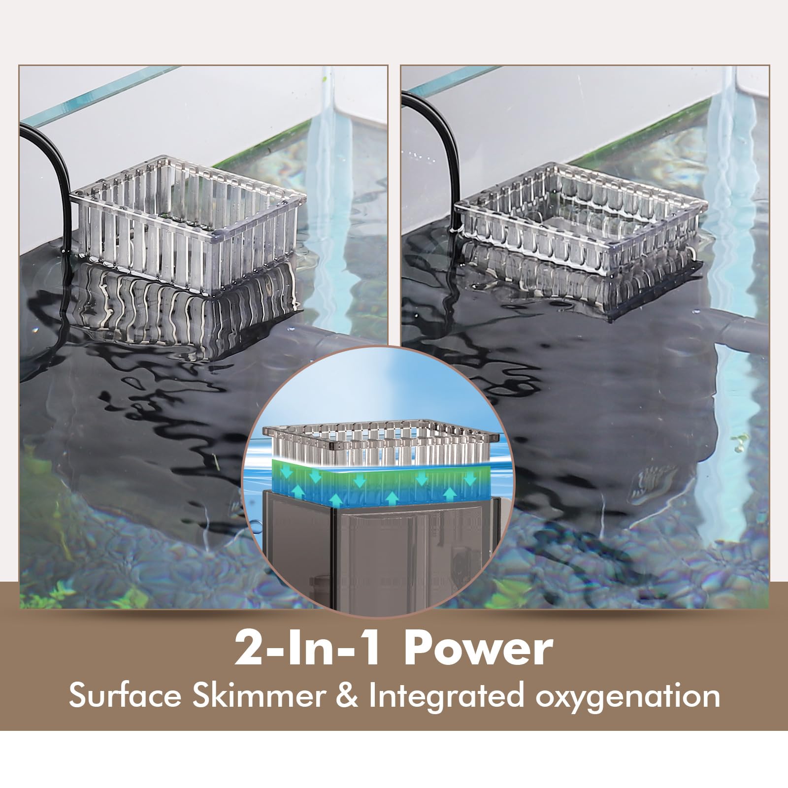 Hygger CO2 con salida dual para flujo estable y versátil en acuarios.