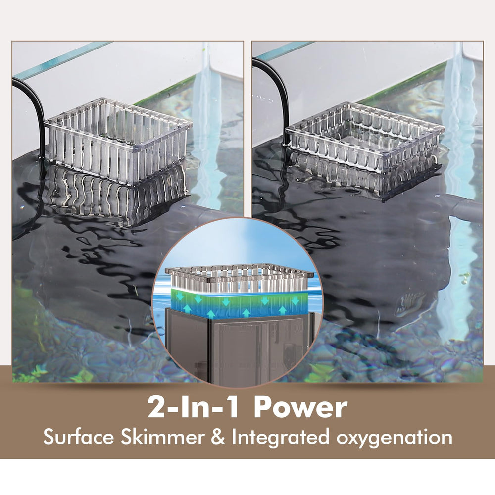 Hygger CO2 con salida dual para flujo estable y versátil en acuarios.