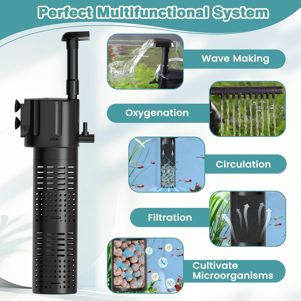 Fieltro filtrante 50ppi de Hygger para retener residuos.