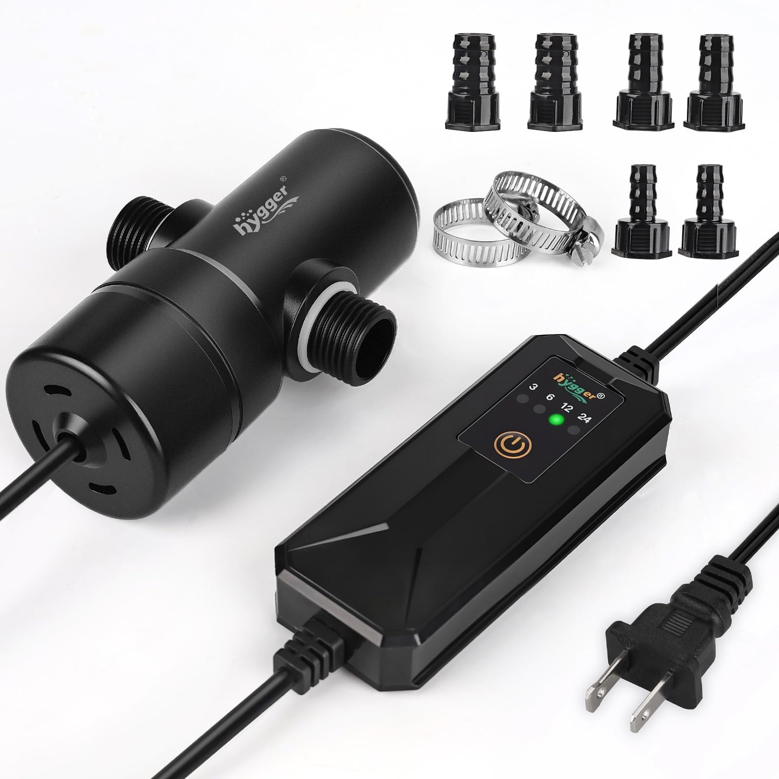 Lámpara UV Hygger para acuario mejora la claridad del agua.