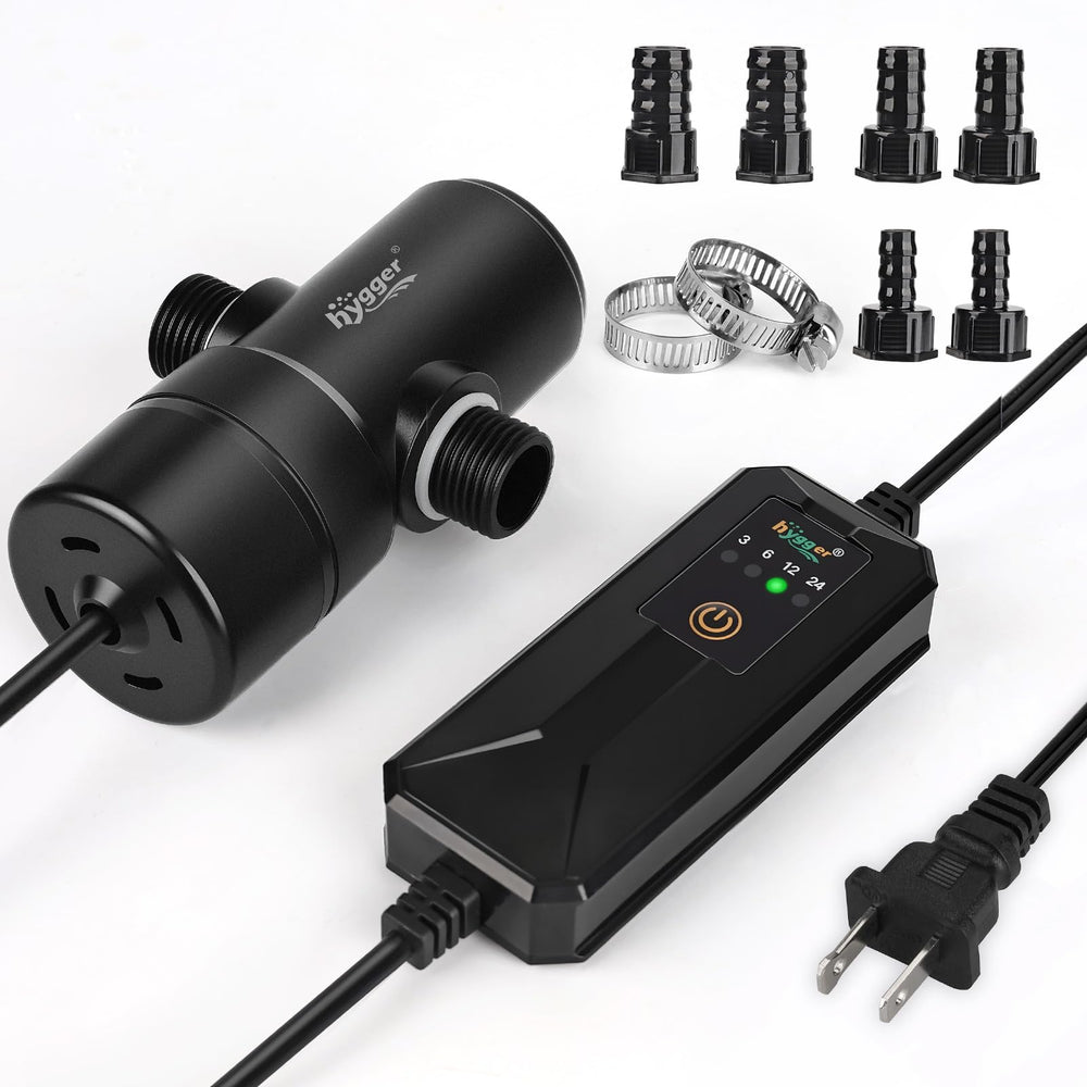 Lámpara UV Hygger para acuario mejora la claridad del agua.