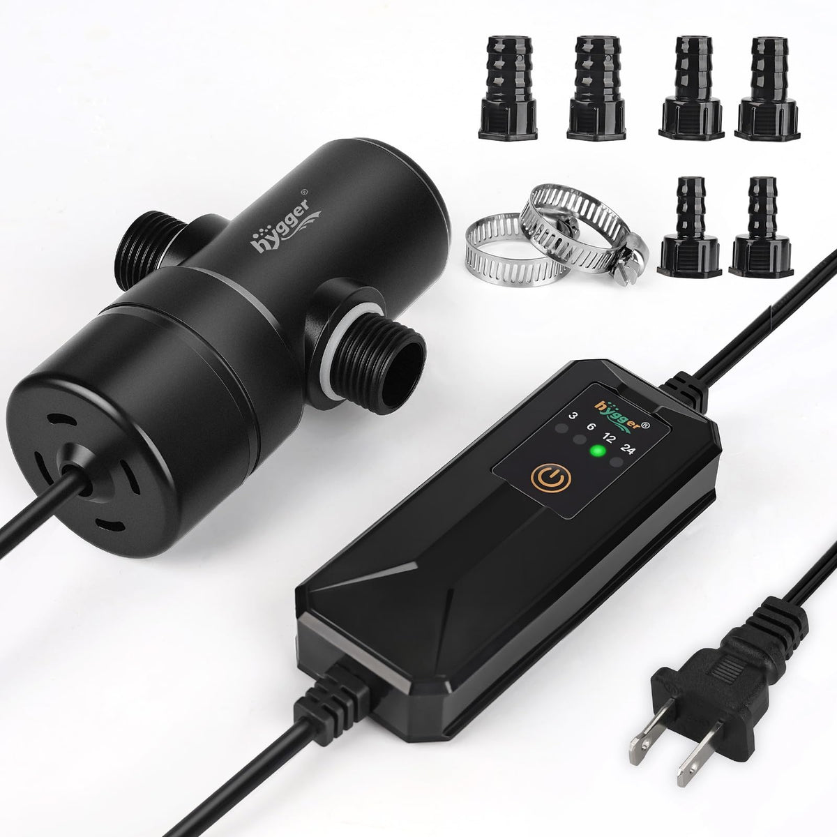 Lámpara UV Hygger para acuario mejora la claridad del agua.