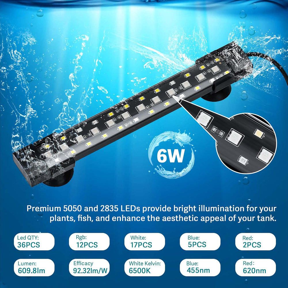 Luz Hygger espectro completo realza colores de peces y plantas