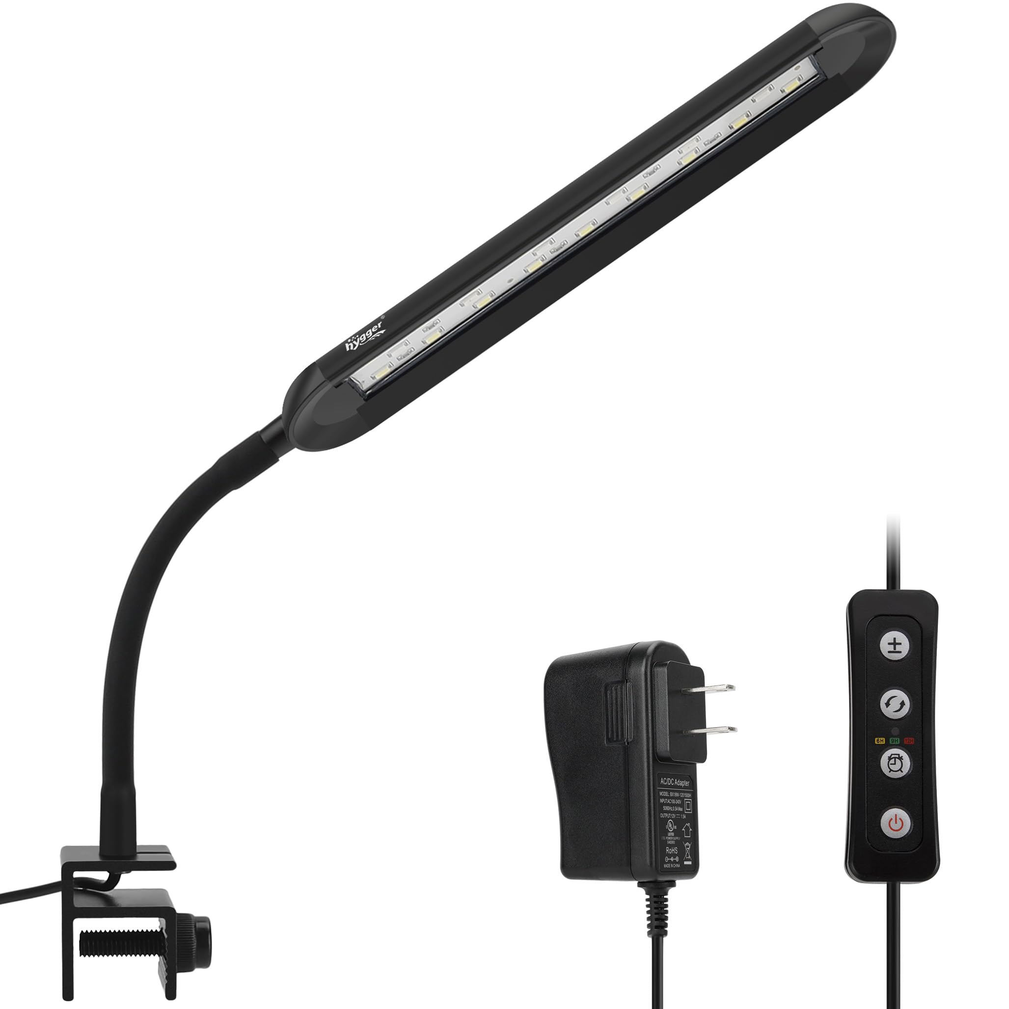 Hygger luz clip frontal para acuario, iluminación clara y ajuste sencillo