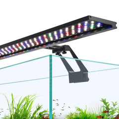 hygger clip full spectrum 22W para acuario, iluminación versátil para plantas acuáticas