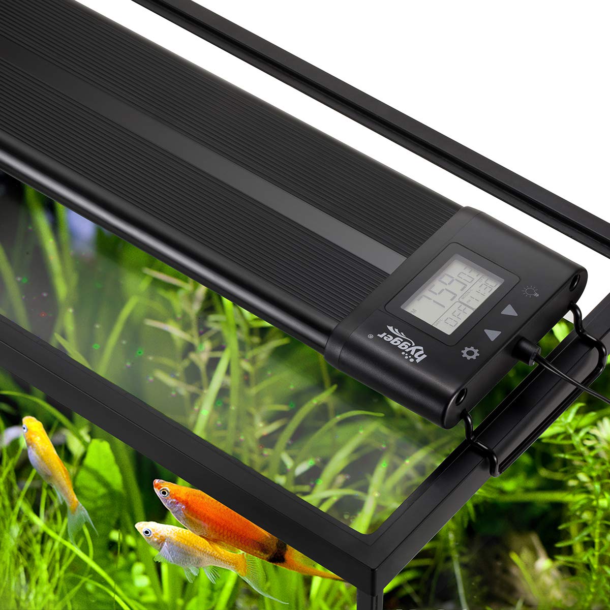 Luz Hygger para acuario LED extendible para acuarios de 30 a 36 pulgadas