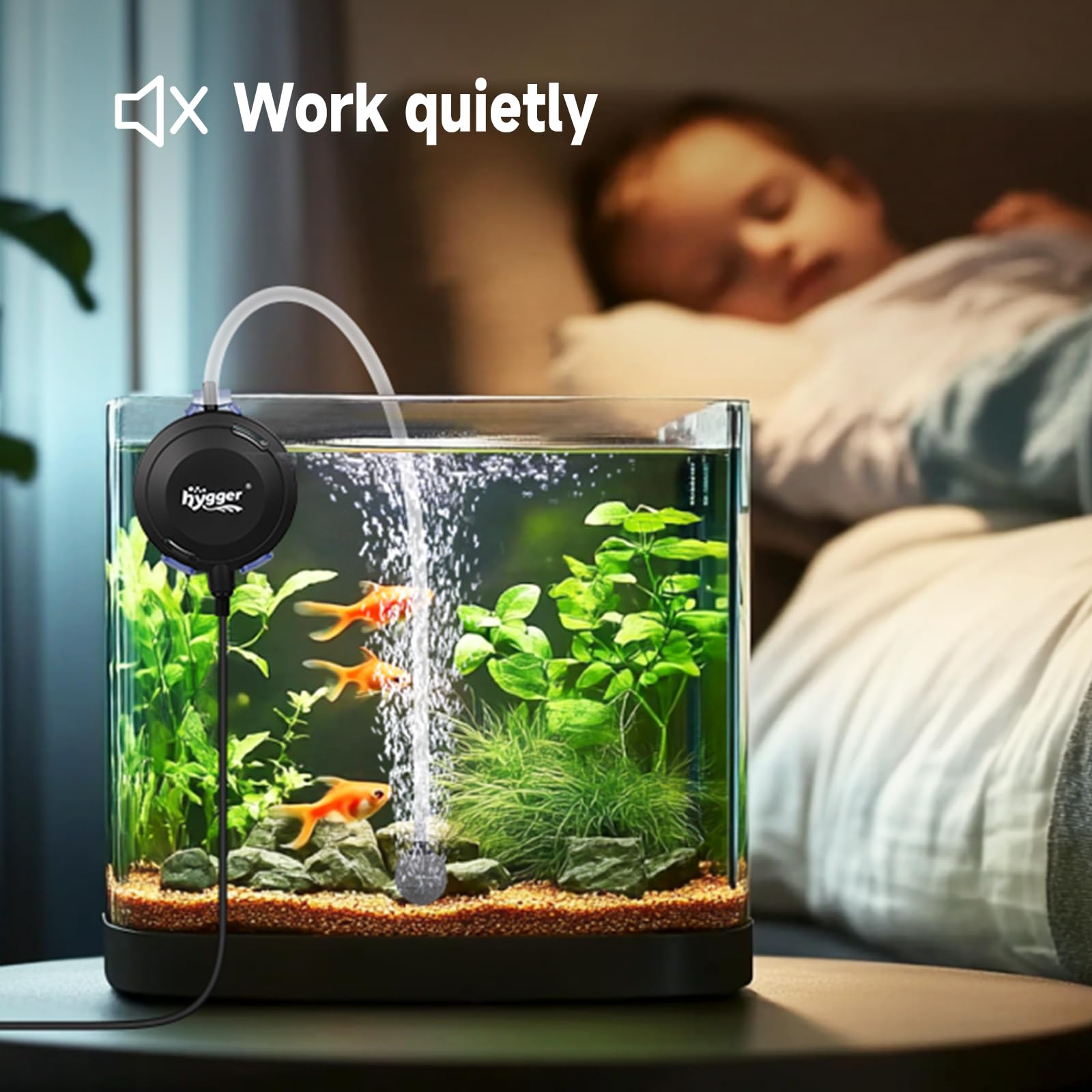 Adecuado para nano acuarios y acuarios pequeños.