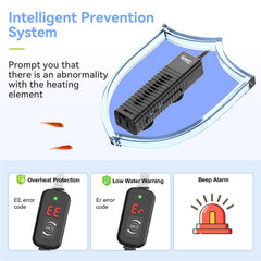 Hygger Nano fijación con ventosa para colocación estable cerca del flujo.