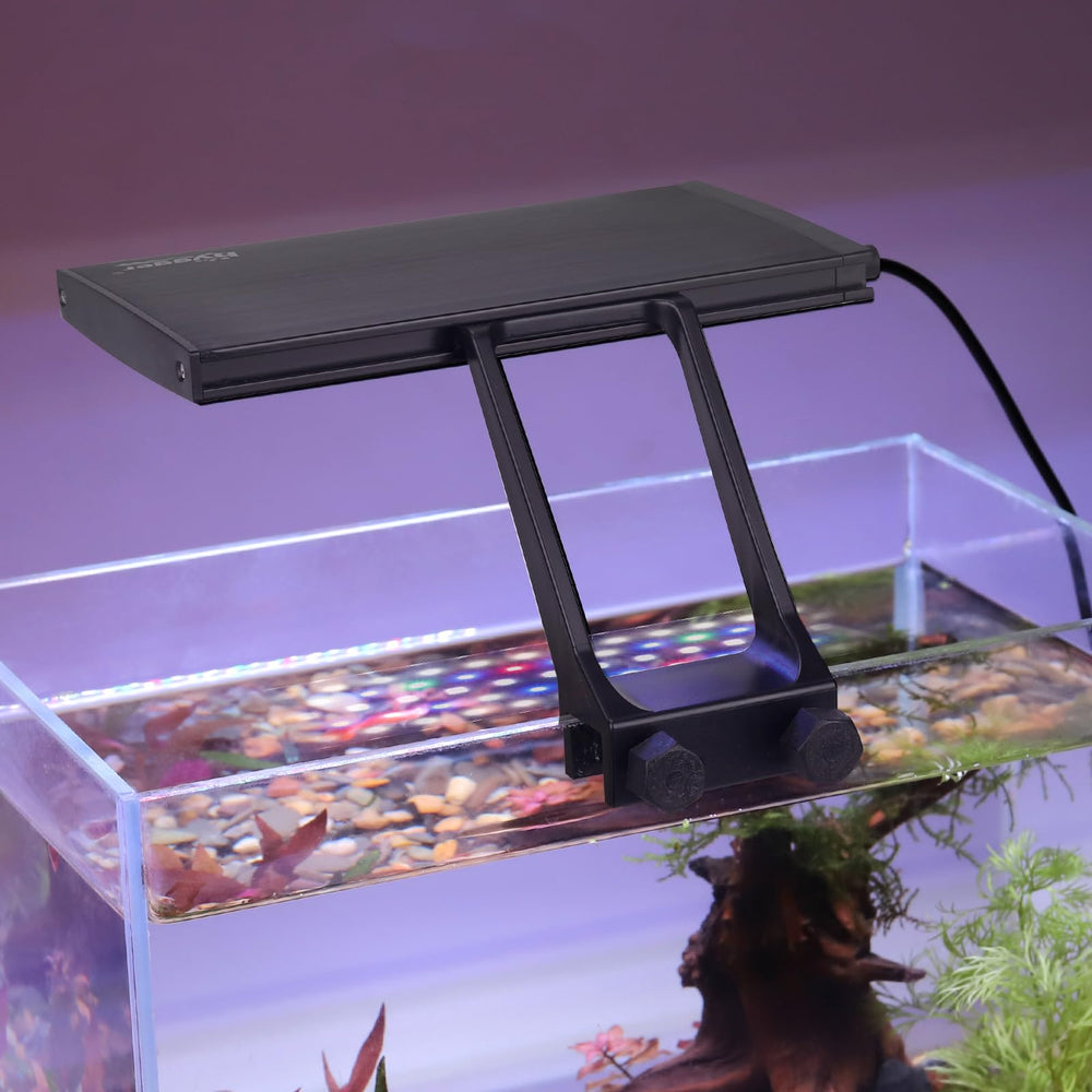 Hygger Iluminación para tanques 7–10 pulgadas: ajuste ideal para acuarios plantados.