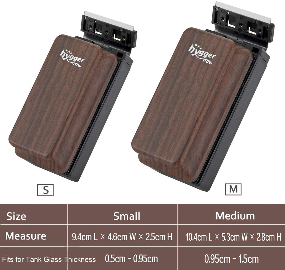 compatibilidad hygger para vidrio 3/8–5/8 pulgadas, compacto y seguro
