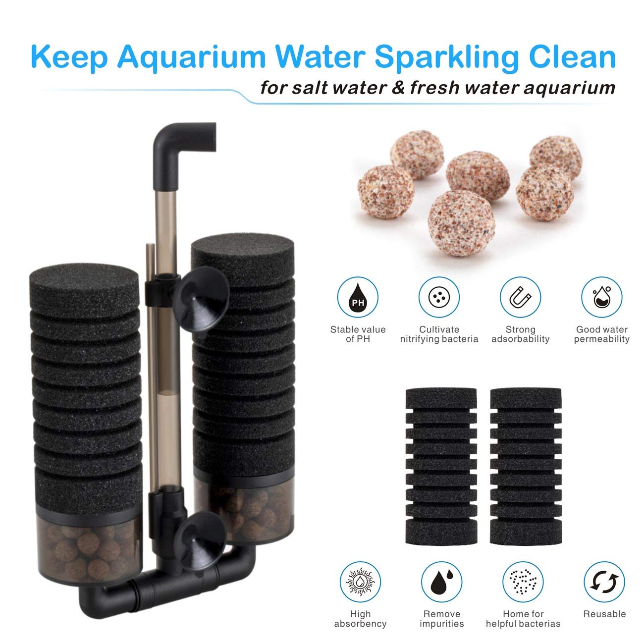 Tubo de salida ajustable hygger, dirige el flujo de agua con precisión.