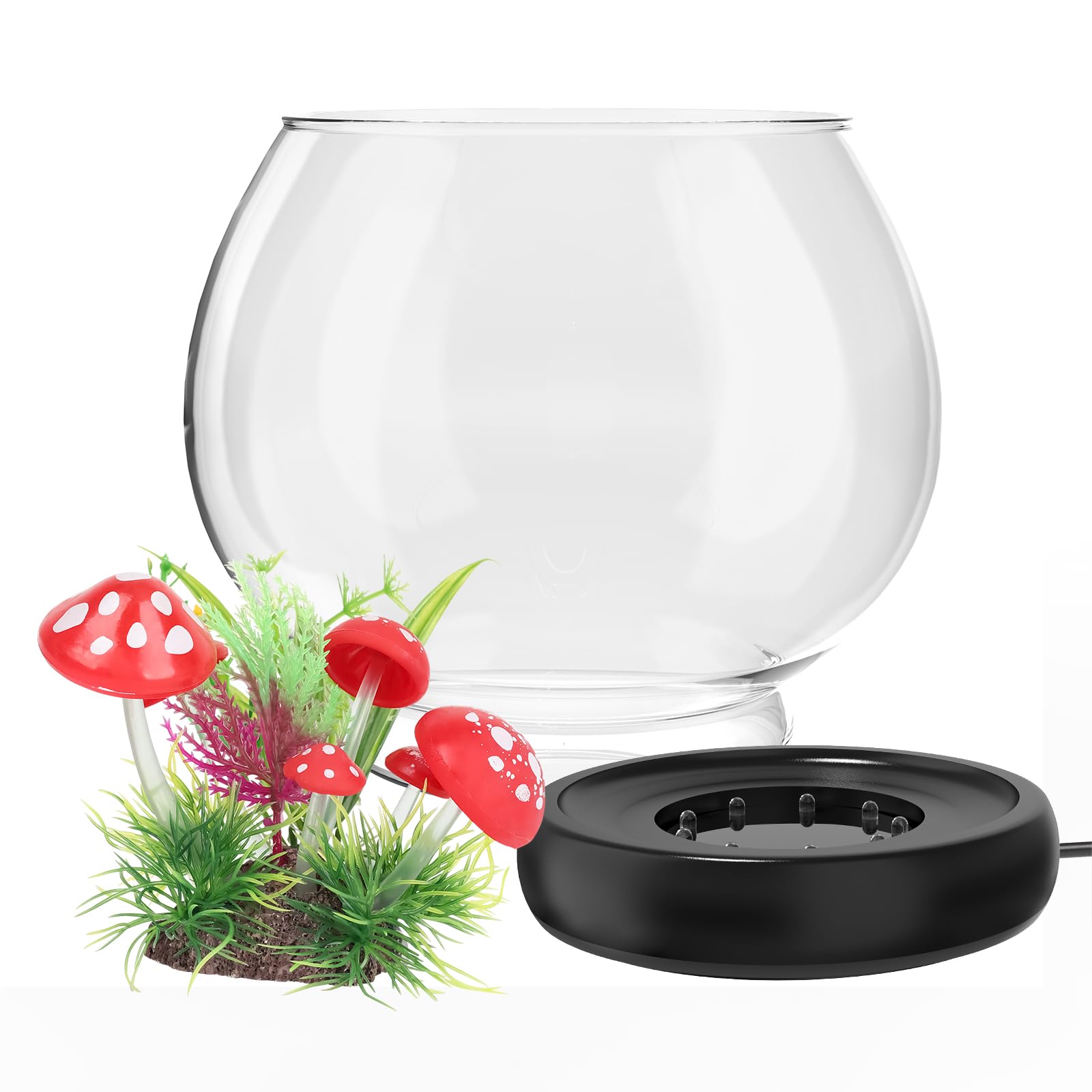hygger uso versátil para plantas y adornos coloridos.