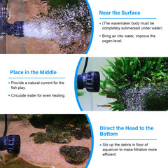 Hygger Wave Maker con control de flujo ajustable para acuarios