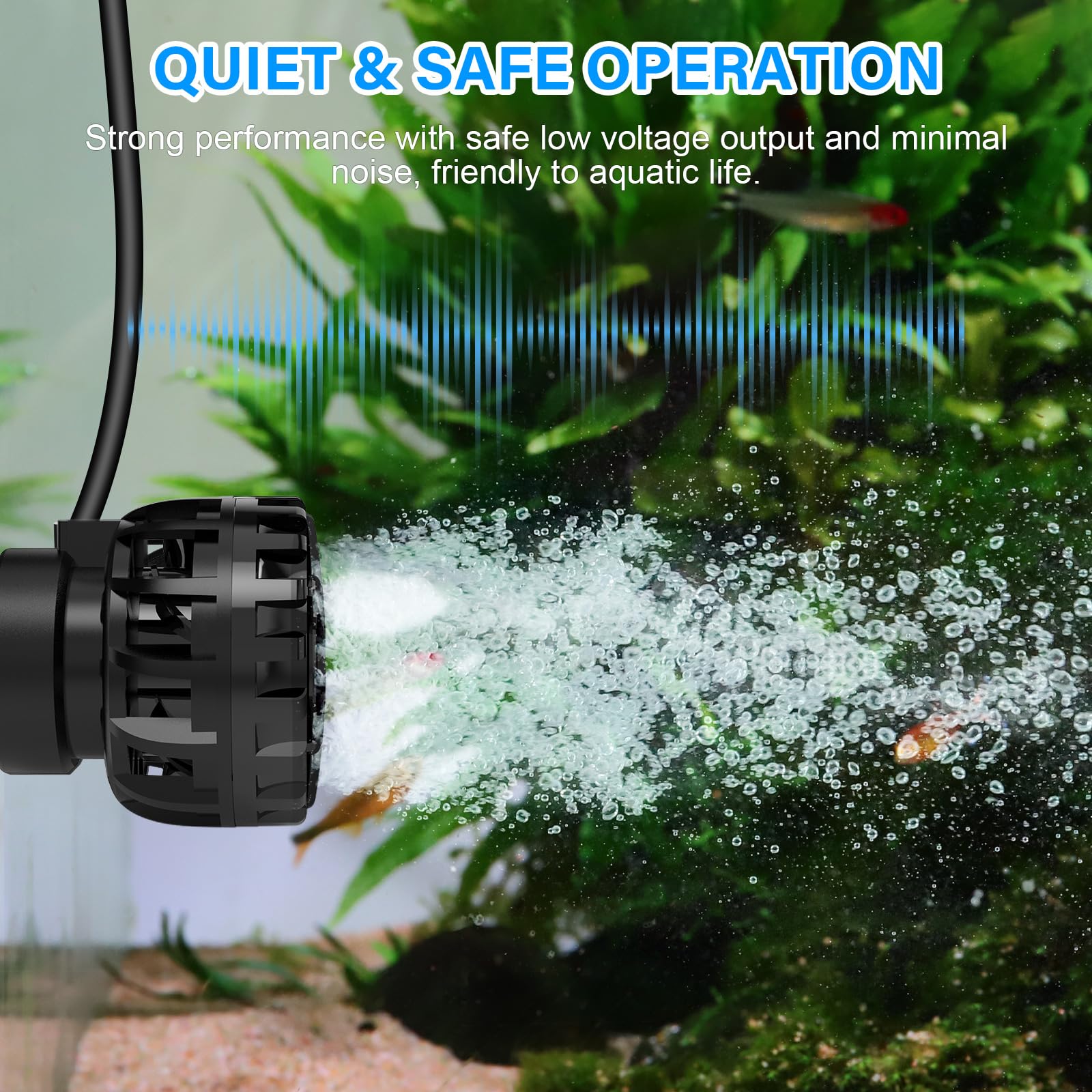 Hygger Wave Maker memoria de apagado para reanudar ajustes