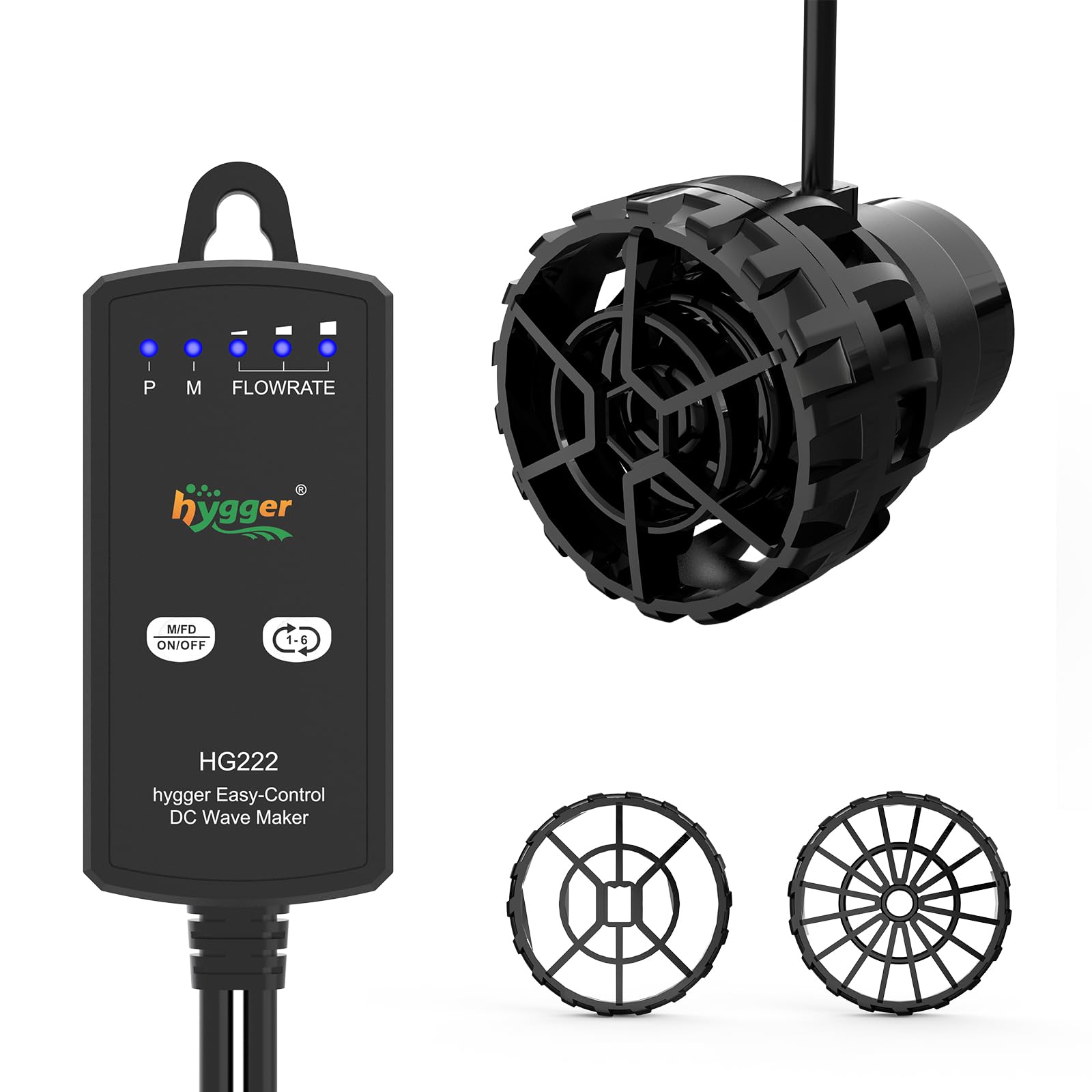 Hygger Wave Maker con salida de ola triple para acuario