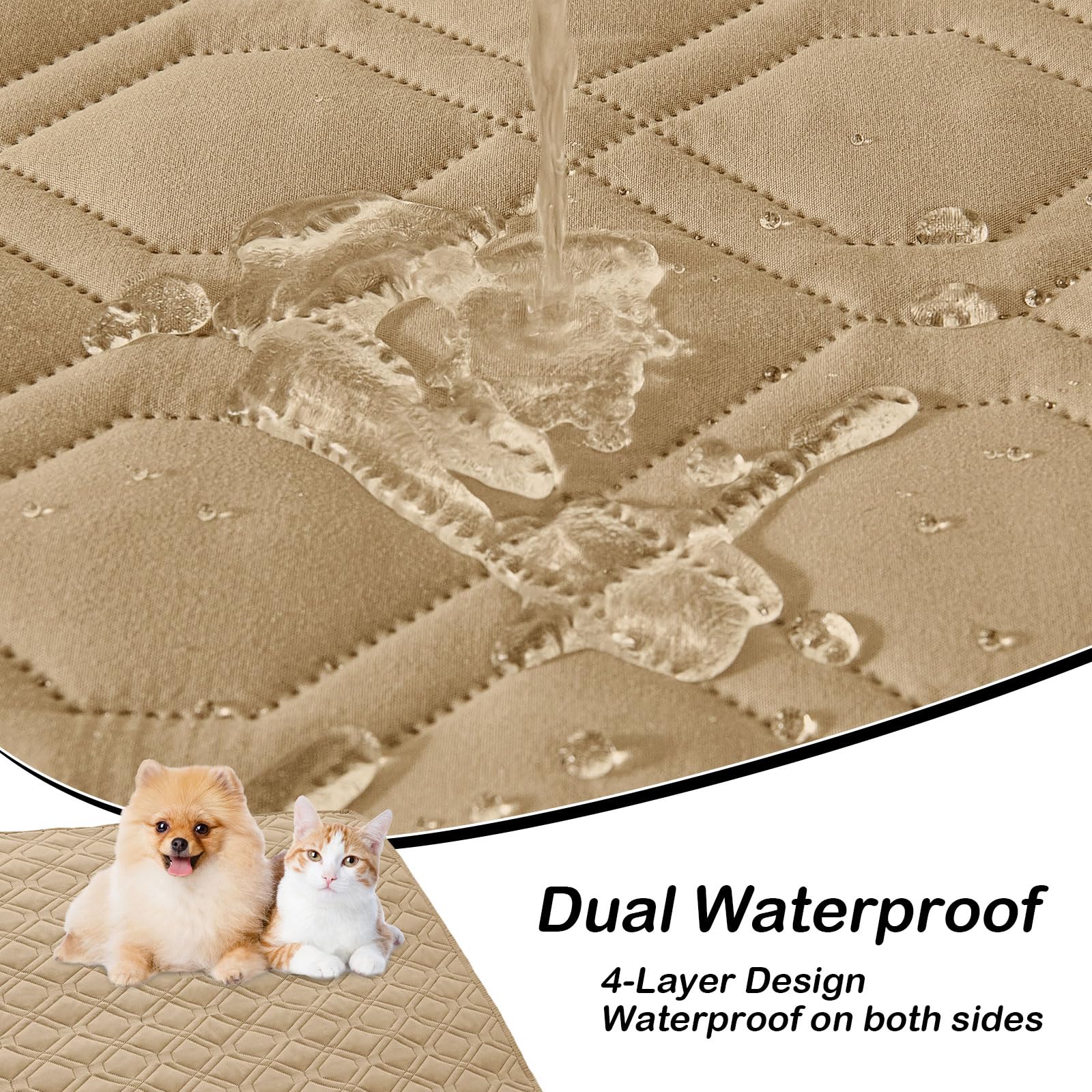 hyha cobertura impermeable para sofá evita filtraciones y pelos.