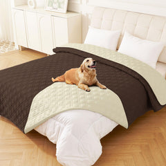 Hyha cobija impermeable 82x102 – enfoque frontal protege de derrames y manchas.