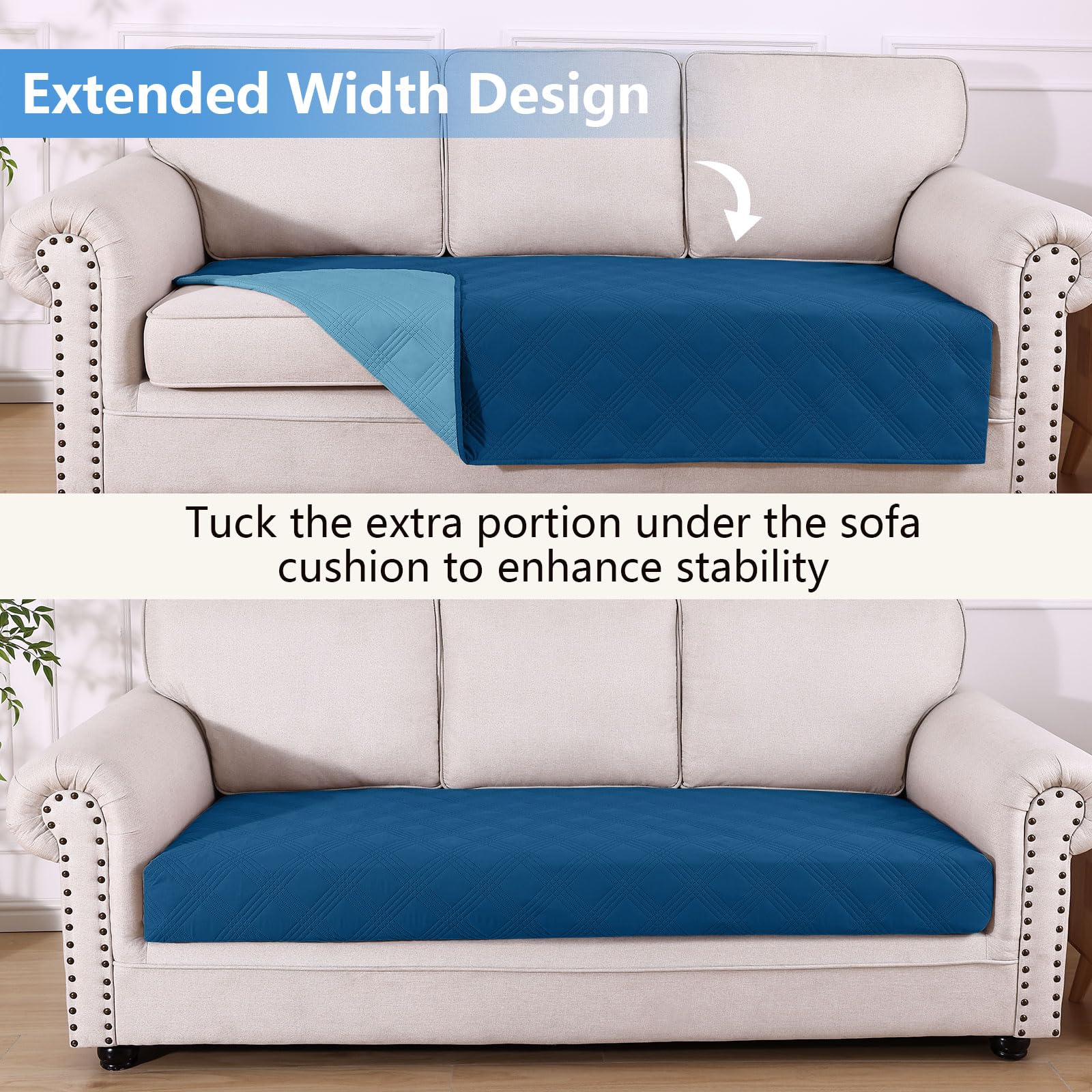 Cobertura impermeable hyha para sofá, ideal para mascotas y derrames.