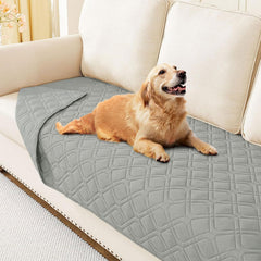 Hyha manta impermeable para perros, frente gris, protege sofá ante manchas